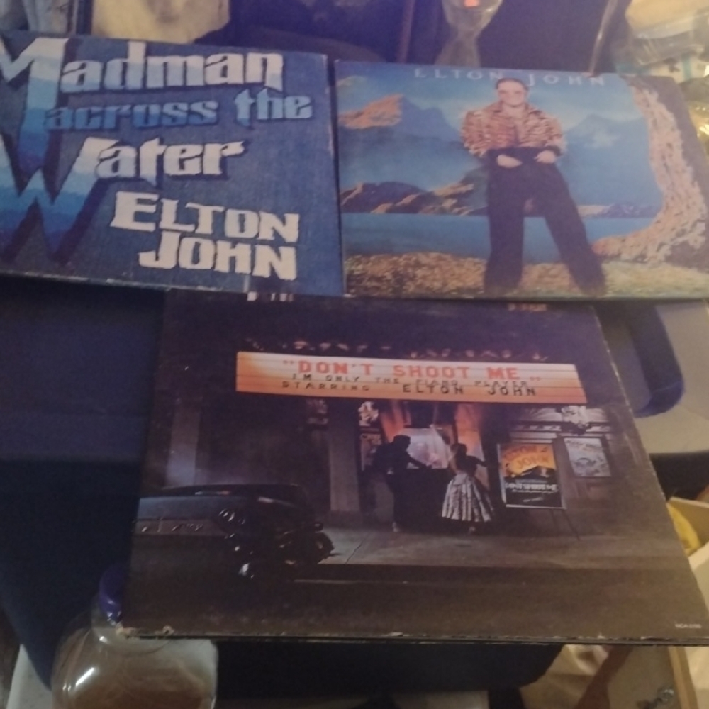 Elton John Vinyl Record Collection